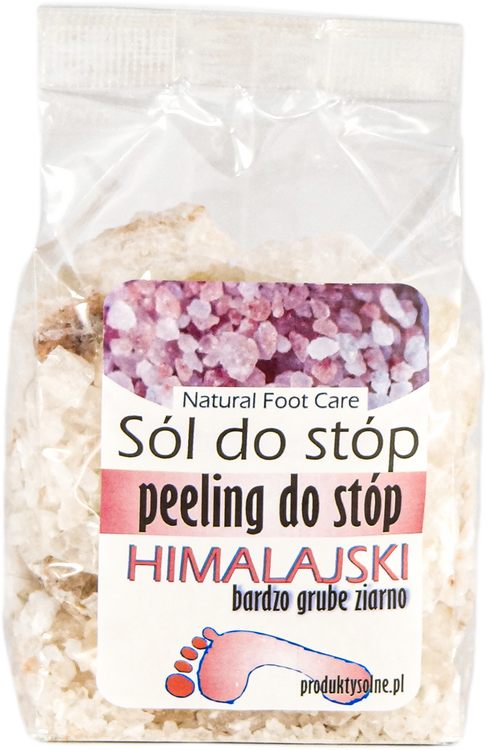 Peeling do stóp gruby sól himalajska 500g premium