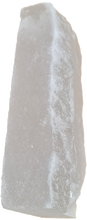 Cegła solna himalajska biała, jedna strona naturalna, 5x10x20 cm