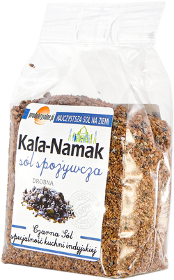 Kala-Namak czarna sól indyjska drobna 300g premium