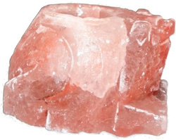 ŚWIECZNIK SOLNY RZEŻBIONY ŻABA