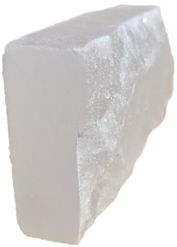 Cegła solna himalajska biała, jedna strona naturalna, 5x10x20 cm