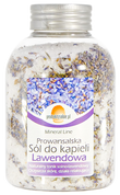 Krystaliczna sól kąpielowa z lawendą butelka 500g premium