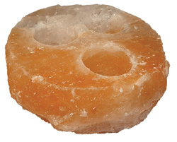 ŚWIECZNIK SOLNY 3-DZIURY NATURALNY OKRĄGŁY