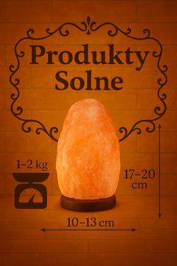 Lampa solna himalajska naturalna 1-2 kg jonizator