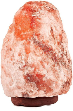 Klosz z soli himalajskiej o wadze 70-80 kg z podstawą z drewna