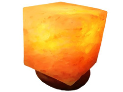 Lampa solna himalajska sześcian kostka cube