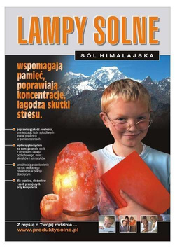Lampa solna 5-6 kg biała sól podstawa szary marmur