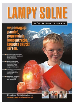 LAMPA SOLNA HIMALAJSKA  DIAMENT jonizator duża