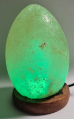 Lampa solna USB Jajko sól himalajska