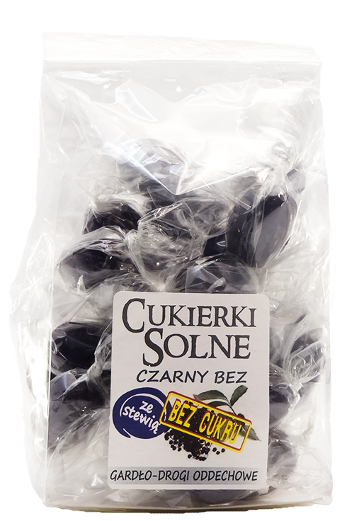 Cukierki solne bez cukru czarny bez sól himalajska