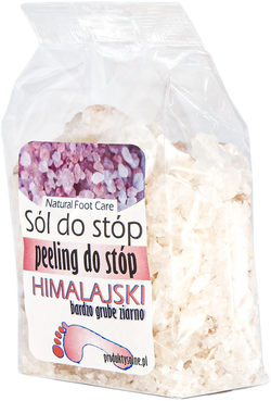 Peeling do stóp gruby sól himalajska 500g premium