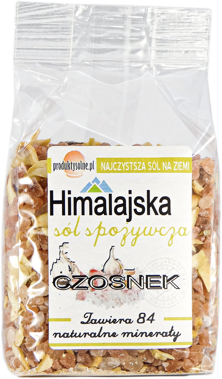 Uzupełniacz młynka sól himalajska czosnek premium
