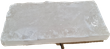 Cegła solna himalajska biała, jedna strona naturalna, 2,5x10x20 cm