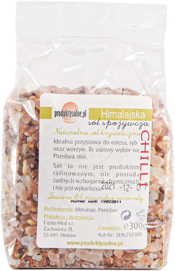 Uzupełniacz do młynka sól himalajska chili premium