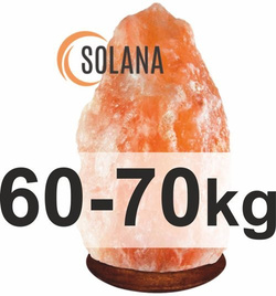 Klosz z soli himalajskiej o wadze 60-70 kg z podstawą z drewna