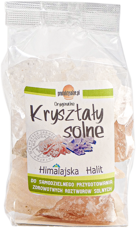 Kryształy mix sól himalajska i halit 300g premium