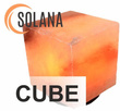 Lampa solna himalajska sześcian kostka cube