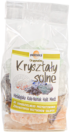 Kryształy bryłki mix z solą zieloną 300g premium