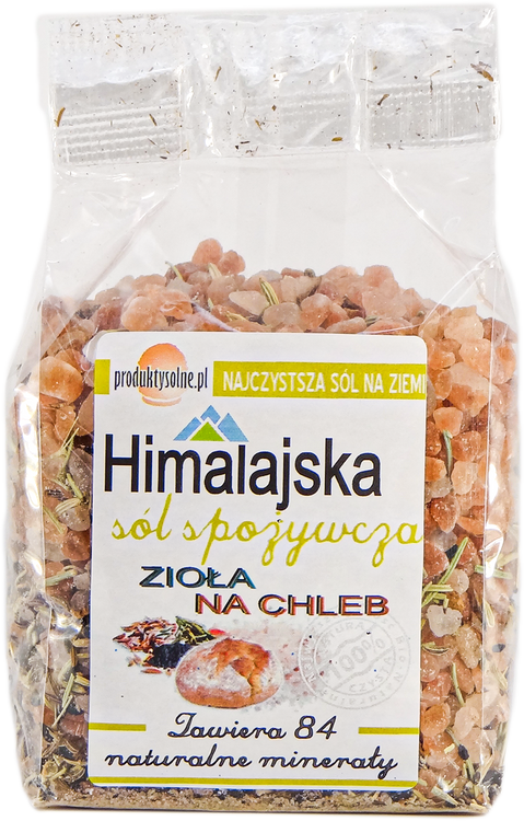 Uzupełniacz młynka sól himalajska zioła na chleb
