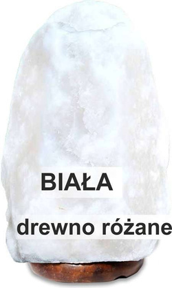 Lampa solna z białej soli 3-4 kg jonizator PREMIUM