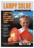 Lampa solna 5-6kg podstawa biały marmur jonizator