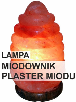 Lampa solna himalajska plaster miodu premium