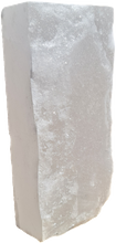 Cegła solna himalajska biała, jedna strona naturalna, 5x10x20 cm