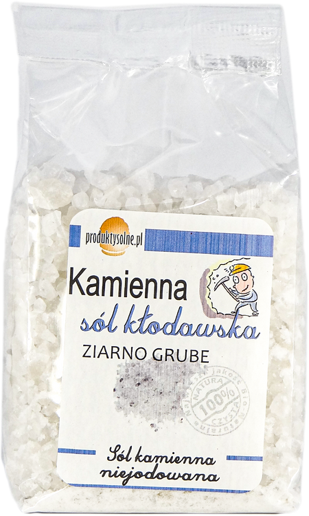 Krystaliczna sól jadalna ziarno grube 300g premium