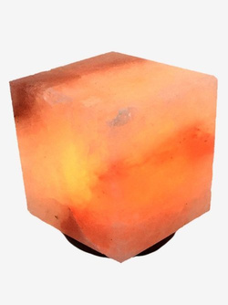 Lampa solna himalajska sześcian kostka cube
