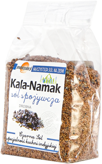 Kala-Namak czarna sól indyjska drobna 300g premium
