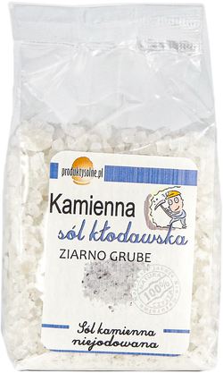 Krystaliczna sól jadalna ziarno grube 600g premium