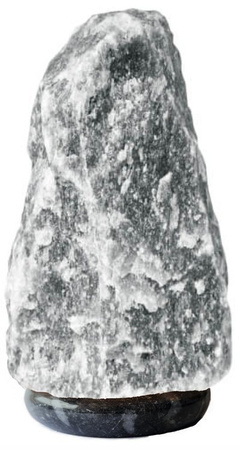 Lampa solna 2-3kg szara sól podstawaz szary marmur