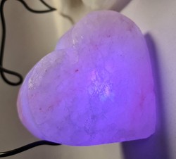 Lampa solna USB Serce Leżące sól himalajska nowość