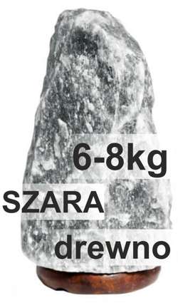 Lampa solna o wadze 6-8 kg z szarej soli jonizator