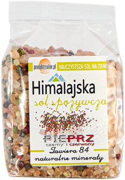 Uzupełniacz młynka sól himalajska pieprz kolorowy