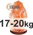 Klosz z soli himalajskiej o wadze 17-20 kg z podstawą z drewna