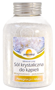 Krystaliczna sól kąpielowa butelka premium 