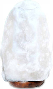 Lampa solna z białej soli 3-4 kg jonizator PREMIUM