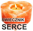 ŚWIECZNIK SOLNY SERCE himalajski jonizator sól
